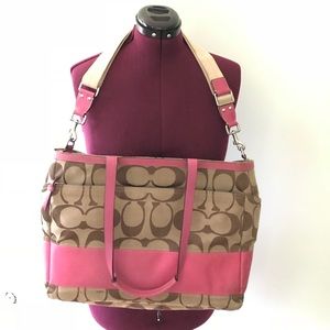 Authentic Coach diaper bag